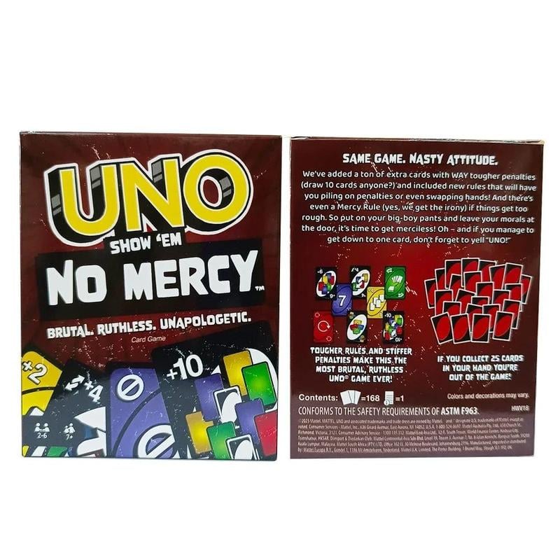 168 Thick Uno Card Game