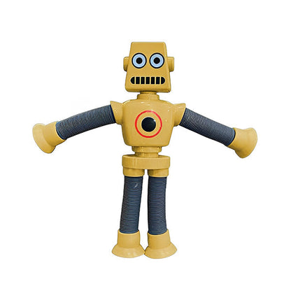 Telescopic Suction Cup Robot Toy