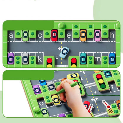 Magnetic Alphabet Car Park Toy