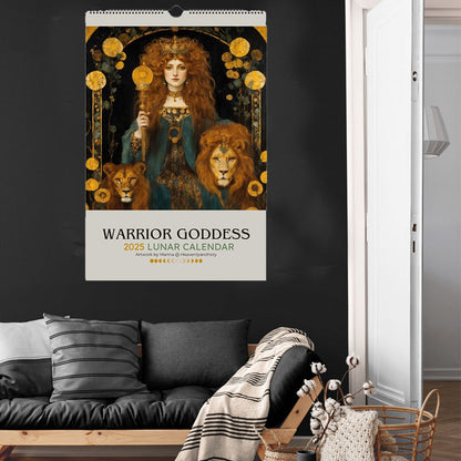 Warrior Goddess 2025 Moon Phase Calendar