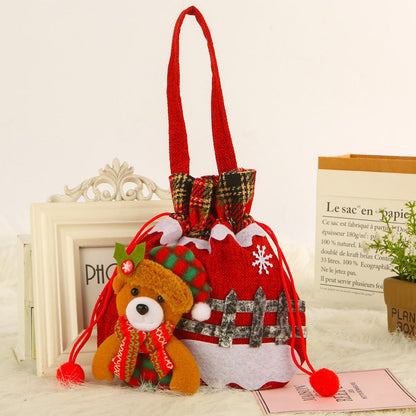 Christmas Gift Snowman Doll Bag