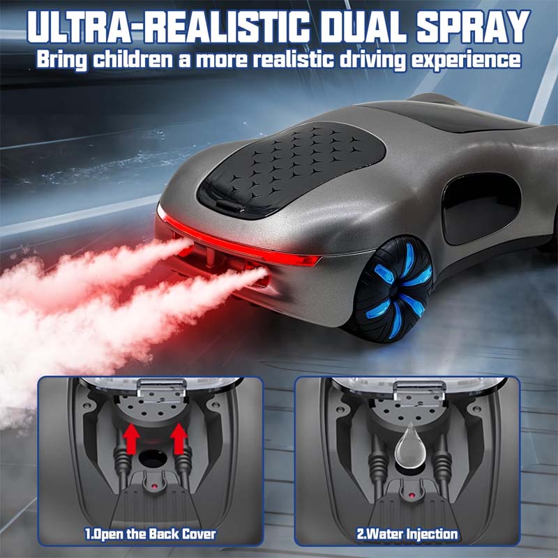 Spray drift remote control car