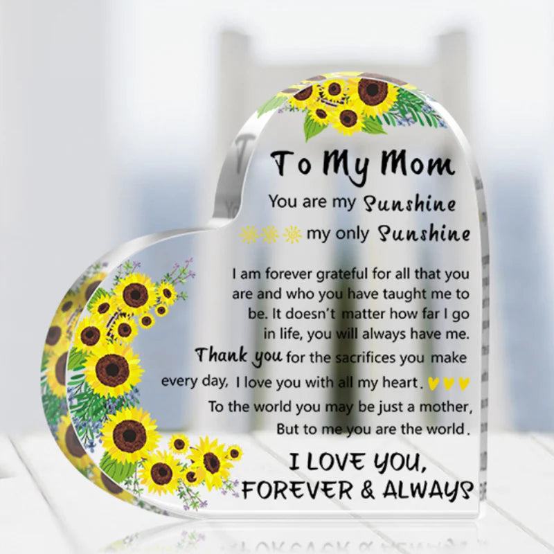 Love Clear Acrylic Mother's Day Ornament