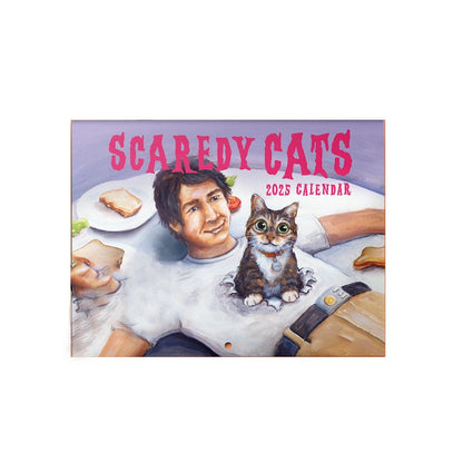 Scaredy Cats 2025 Monthly Calendar