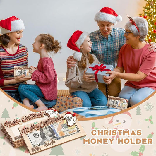 Christmas wooden wallet（🔥Buy More, Get More Free🎄）