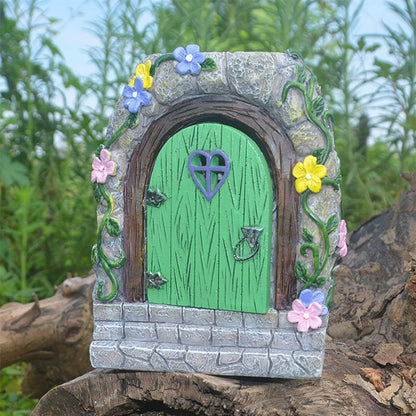 Garden stone door ornament