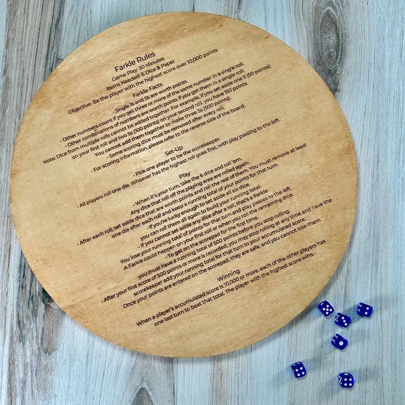 🔥🎲Farkle Dice Tray