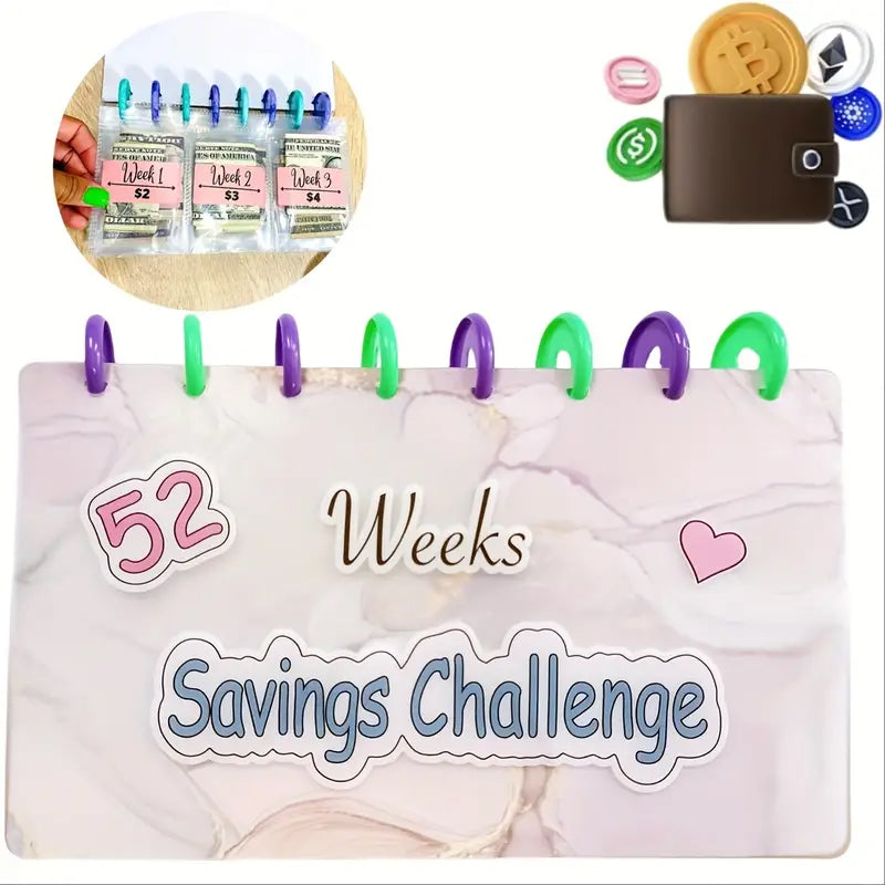 📒 Savings Binder l 52 Week Savings Challenge