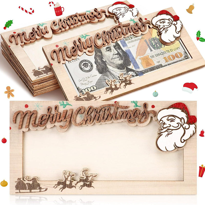 Christmas wooden wallet（🔥Buy More, Get More Free🎄）