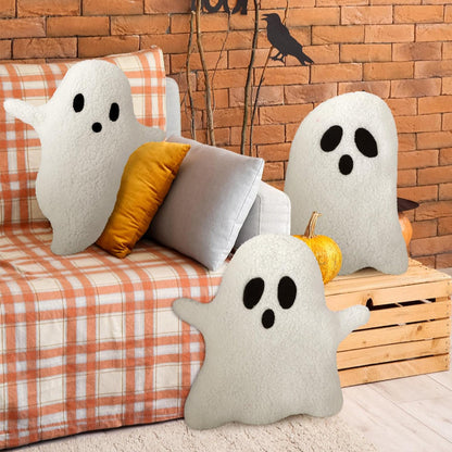 Ghost Shaped Throw Pillow