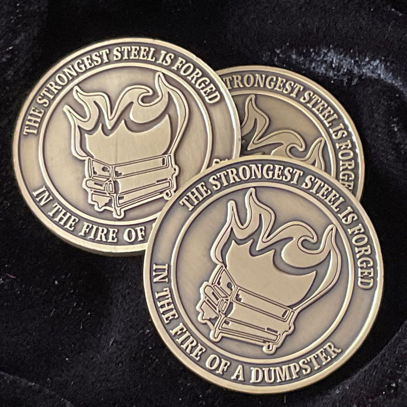 Dumpster Fire Challenge Coin