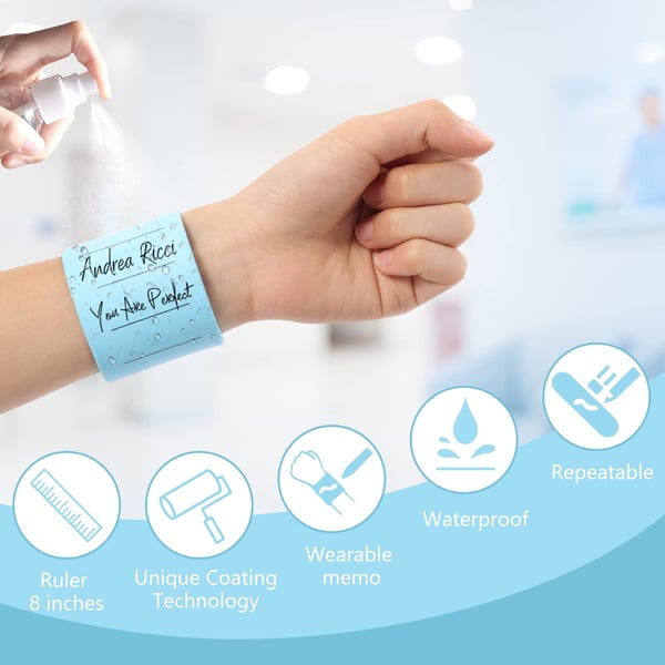 Reusable Erasable To Do List Silicone Wrist Band