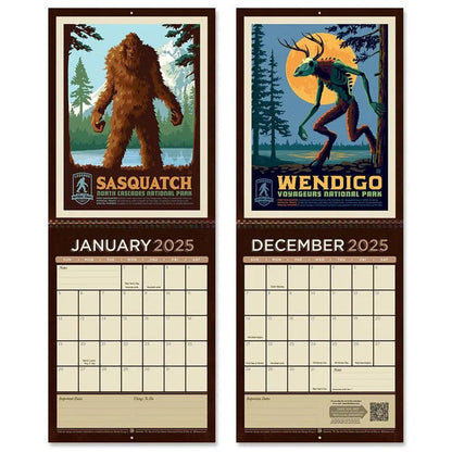 2025 Wall Calendar: Legends of the National Parks