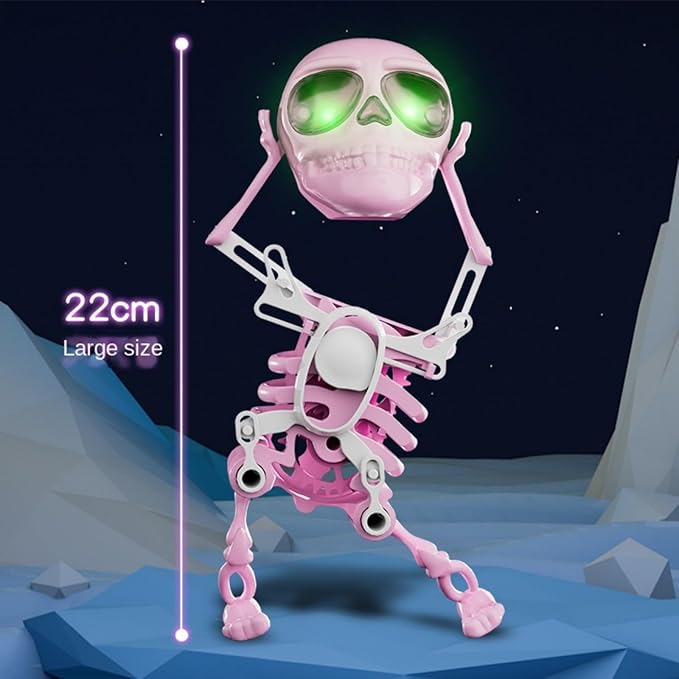 Dancing and Swinging 3D Skull Toy