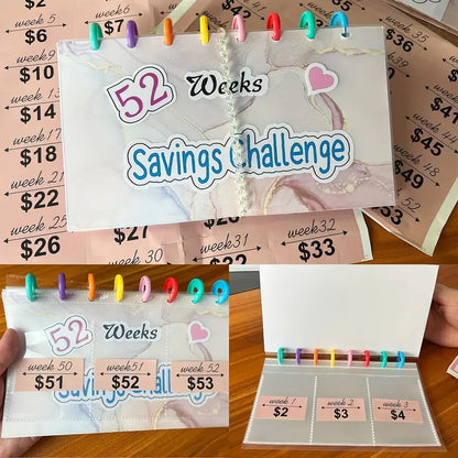 📒 Savings Binder l 52 Week Savings Challenge