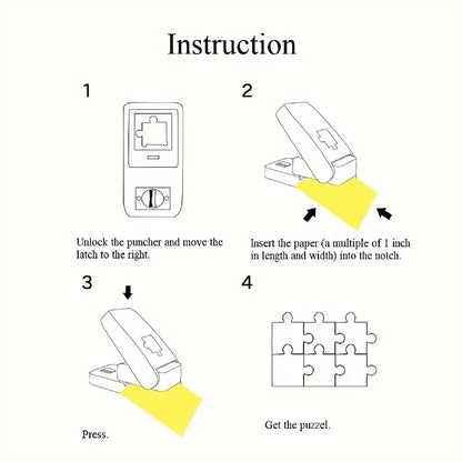 DIY Jigsaw Punch for Crafting - Perfect for Precise Cuts and Creative Projects