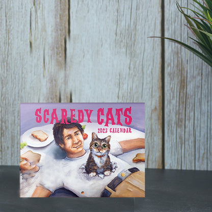 Scaredy Cats 2025 Monthly Calendar