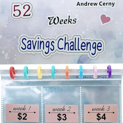 📒 Savings Binder l 52 Week Savings Challenge