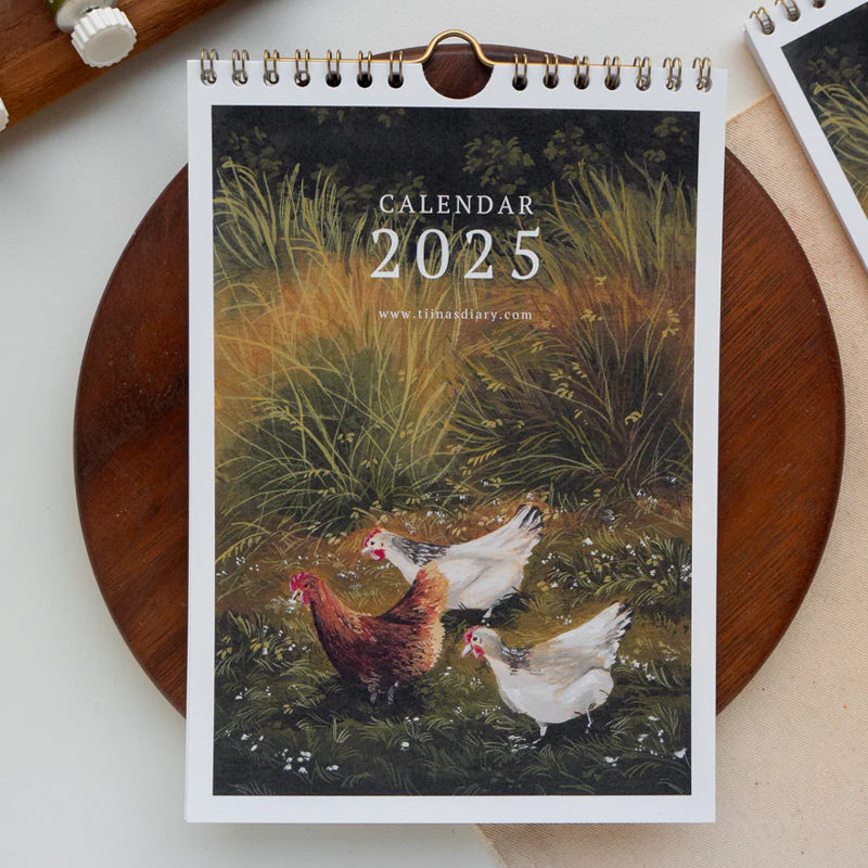 2025 Rooster Wall Calendar