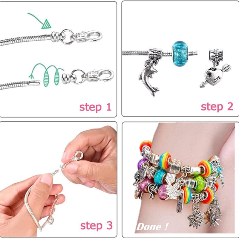 Girls Charm Bracelet Making Kit