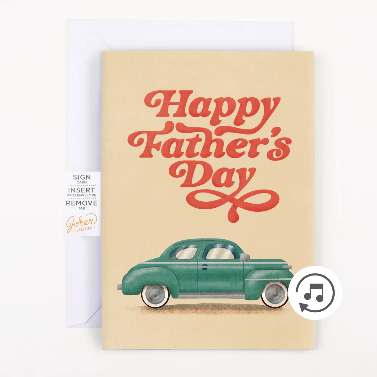 Endless Dad, Dad, Dad, Father's Day Card with glitter