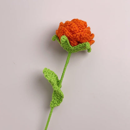 Crochet Flowers Bouquet Handmade Knitted Flower Gift