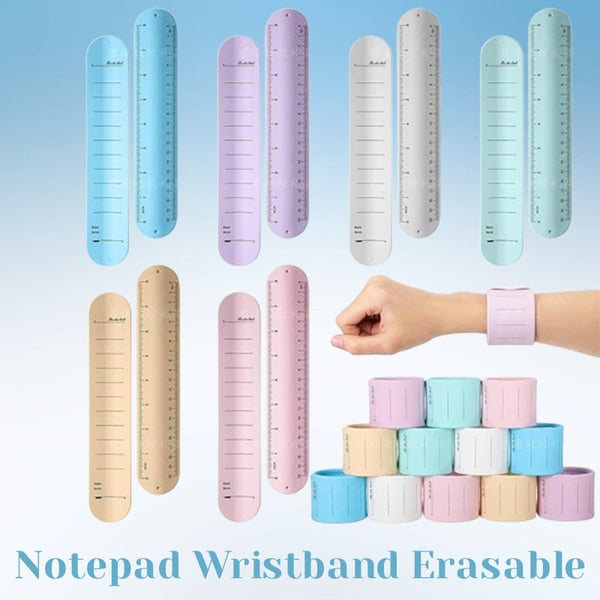 Reusable Erasable To Do List Silicone Wrist Band