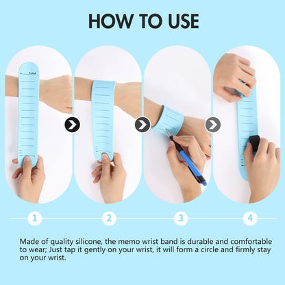 Reusable Erasable To Do List Silicone Wrist Band