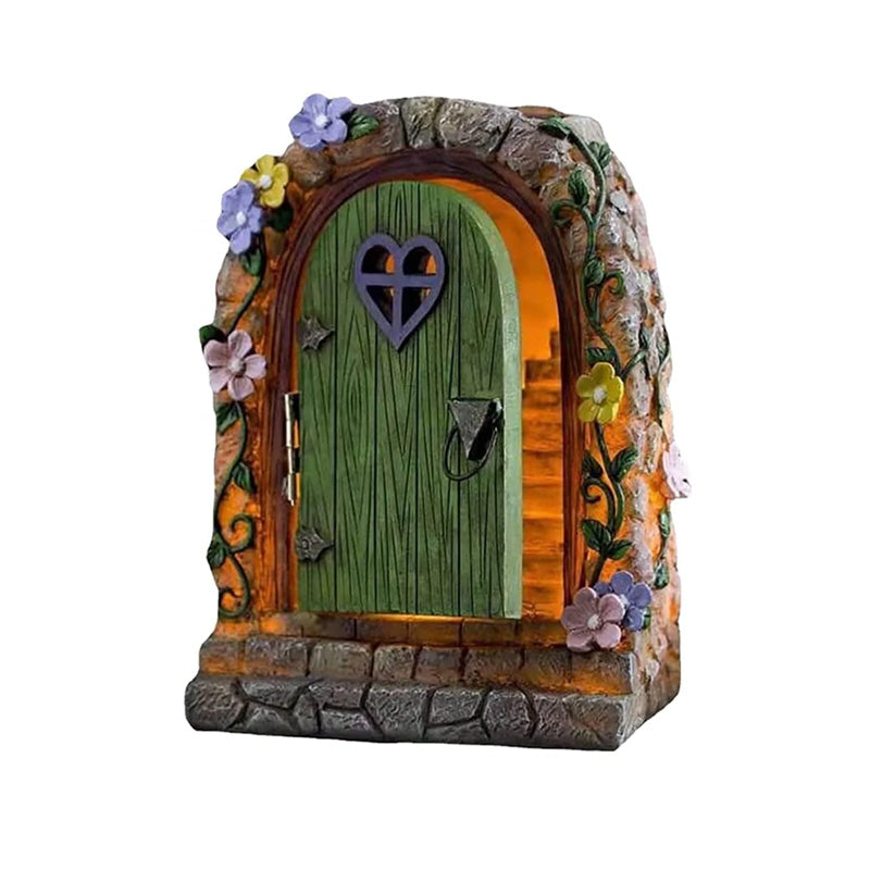 Garden stone door ornament