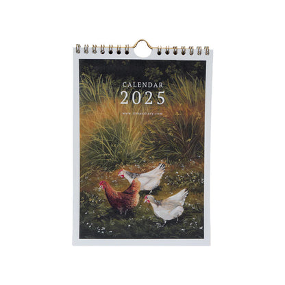 2025 Rooster Wall Calendar