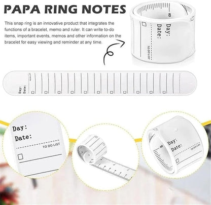 Reusable Erasable To Do List Silicone Wrist Band