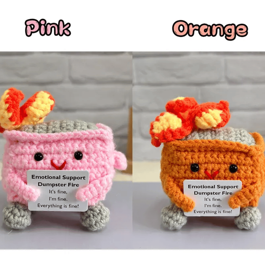 Crochet Dumpster Raging Fire