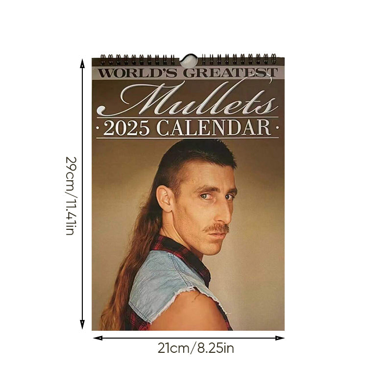 2025 World's Greatest Mullets Calendar