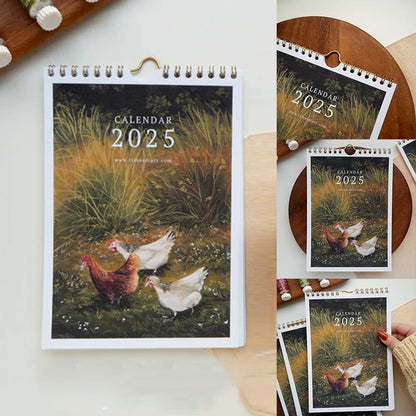 2025 Rooster Wall Calendar