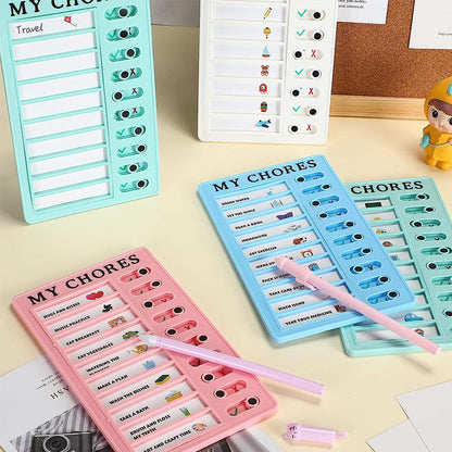 Magnetic Dry-erase Daily Routine Chart