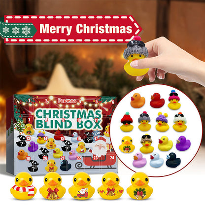 Christmas Advent Calendar 2022 - 24 Rubber Ducks for Kids