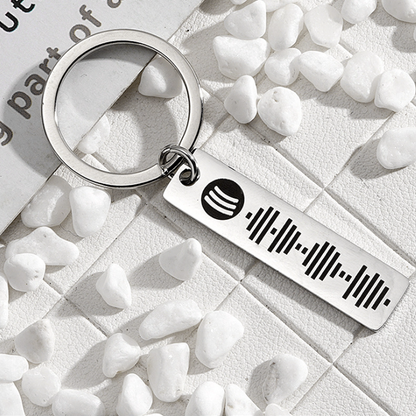 Personalized Music Keychain