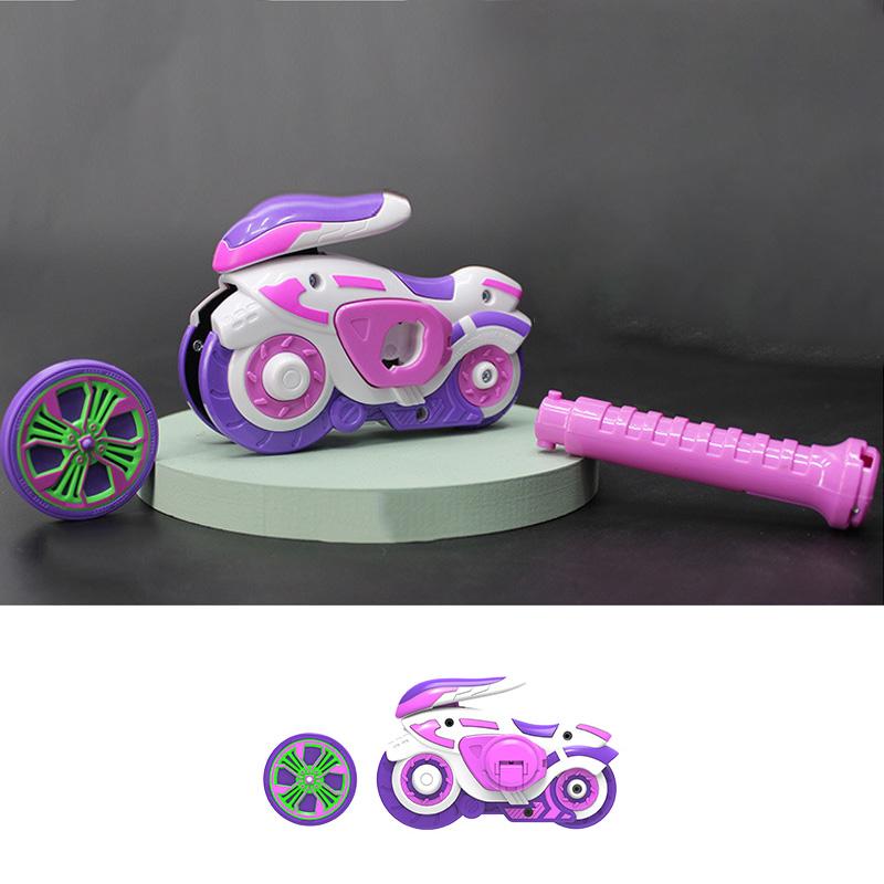 New Motorcycle Wheel Kids Battle Toys