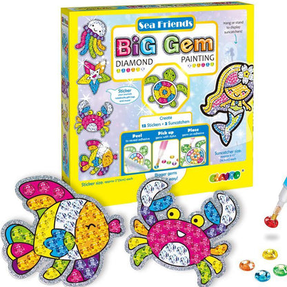 Big Gem Diamond Painting Stickers for Kids