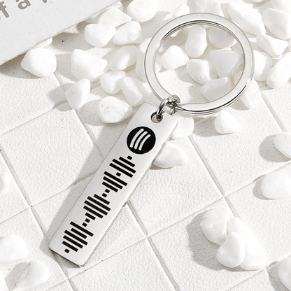 Personalized Music Keychain