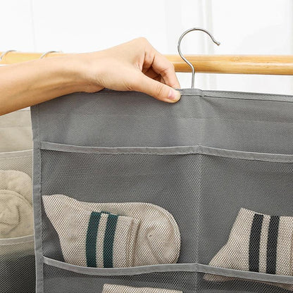 Wardrobe Foldable Hanging Organizer Underware Bra Socks Storage Bag