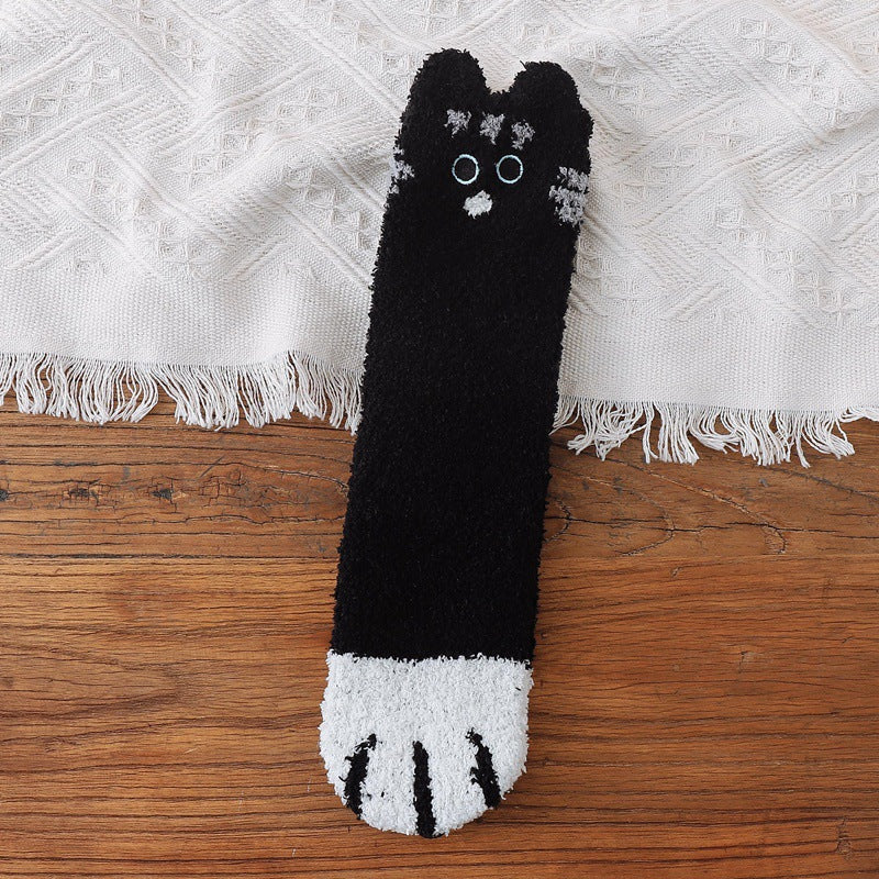 Cat Paw Fuzzy Socks