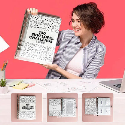 100 Envelope Savings Challenge Binder