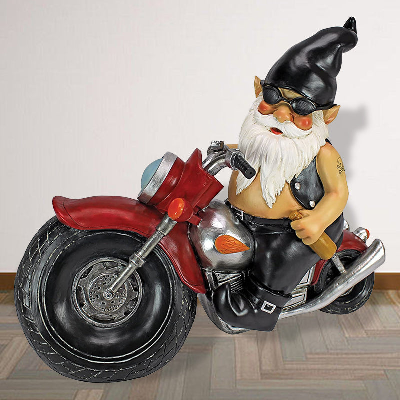 THE BIKER GNOME STATUE