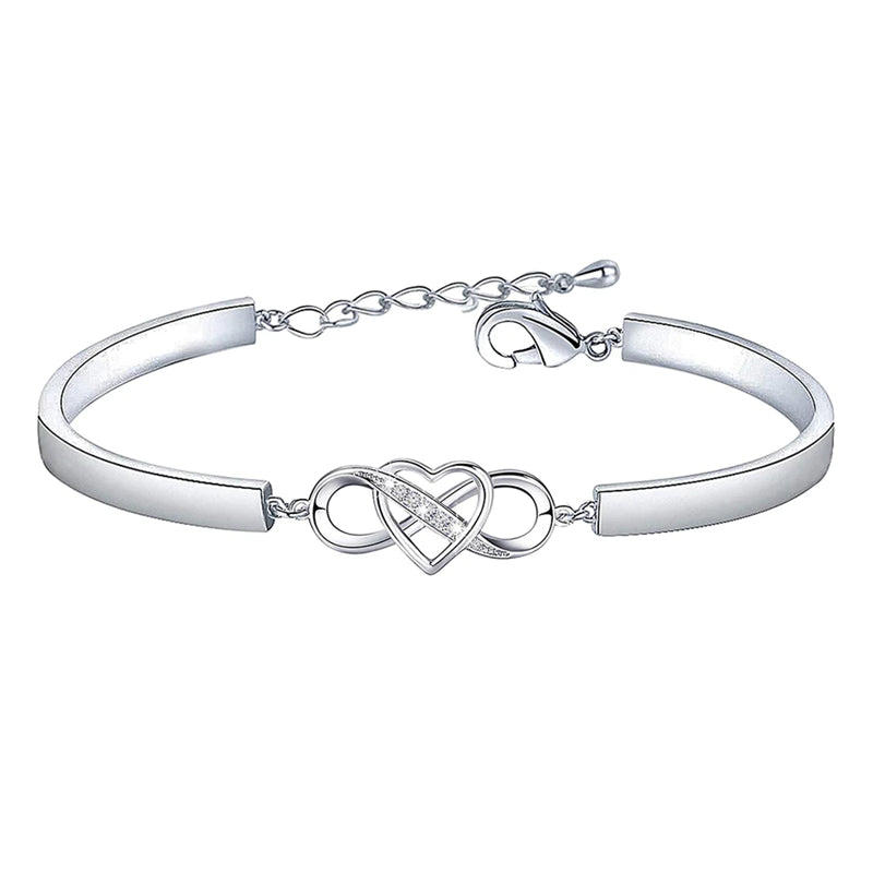 Always Remember I Love You Mom Forever Love Heart Bracelet