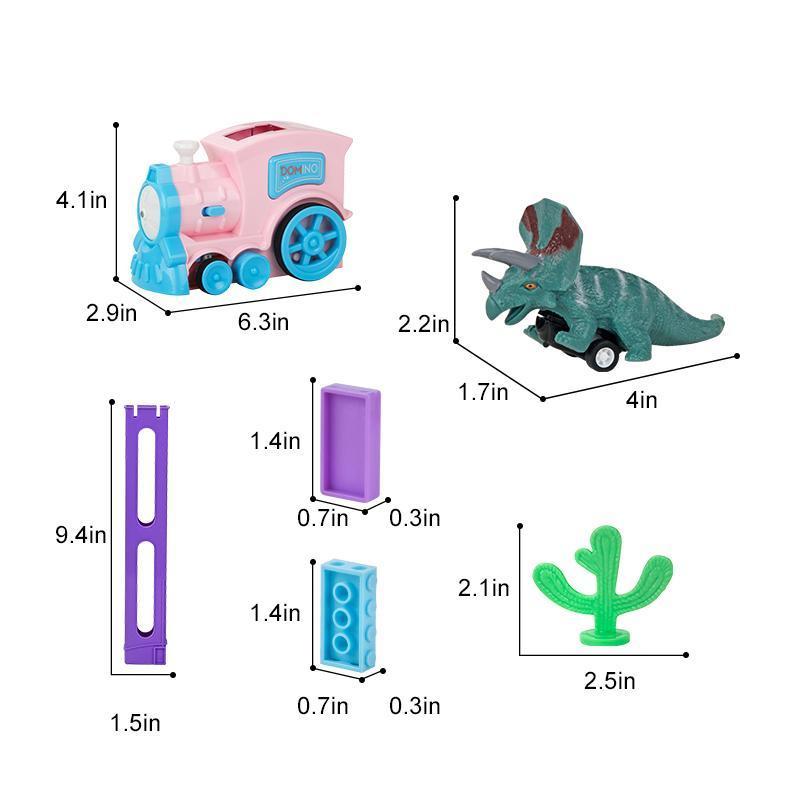 Domino Automatic Laying Toy Train