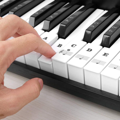 Piano Key Note Stickers