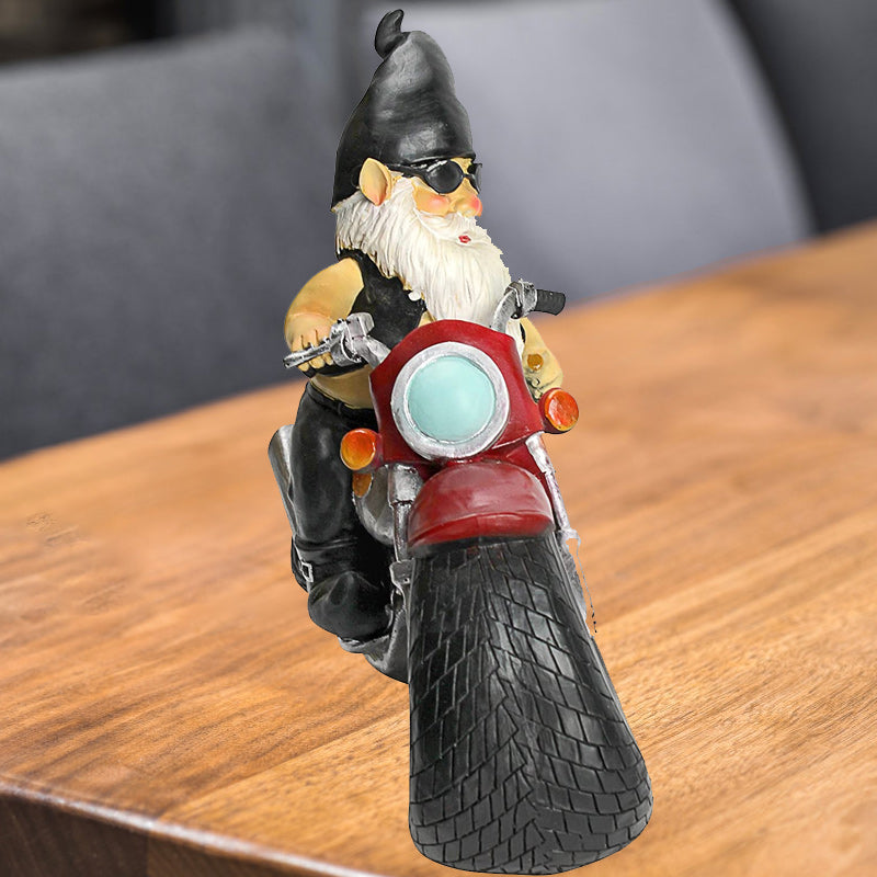 THE BIKER GNOME STATUE