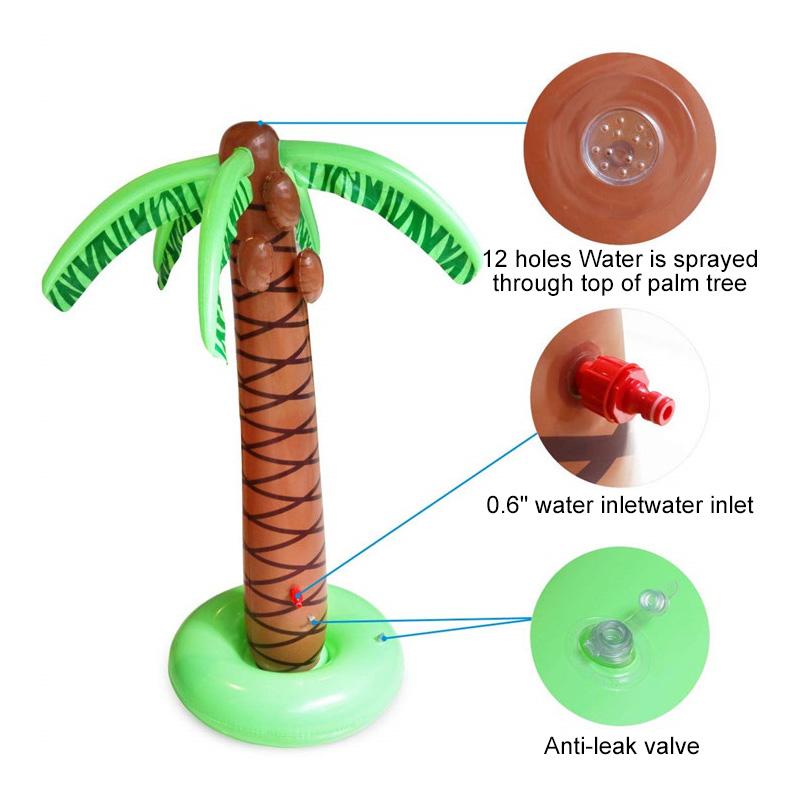 Inflatable Coconut Tree Water Spray Toy