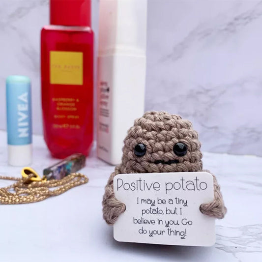 Funny Gift Knitted Positive Potato